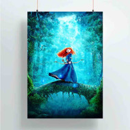 Onyourcases Disney Brave Merida Custom Poster Ideas Silk Poster Wall Decor Home Decoration Wall Art Satin Silky Decorative Wallpaper Personalized Wall Hanging 20x14 Inch 24x35 Inch Poster