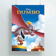 Onyourcases Disney Dumbo Custom Poster Ideas Silk Poster Wall Decor Home Decoration Wall Art Satin Silky Decorative Wallpaper Personalized Wall Hanging 20x14 Inch 24x35 Inch Poster