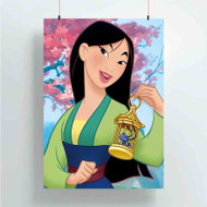 Onyourcases Disney Mulan Arts Custom Poster Ideas Silk Poster Wall Decor Home Decoration Wall Art Satin Silky Decorative Wallpaper Personalized Wall Hanging 20x14 Inch 24x35 Inch Poster