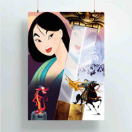 Onyourcases Disney Mulan Custom Poster Ideas Silk Poster Wall Decor Home Decoration Wall Art Satin Silky Decorative Wallpaper Personalized Wall Hanging 20x14 Inch 24x35 Inch Poster