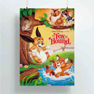 Onyourcases Disney The Fox and the Hound Custom Poster Ideas Silk Poster Wall Decor Home Decoration Wall Art Satin Silky Decorative Wallpaper Personalized Wall Hanging 20x14 Inch 24x35 Inch Poster