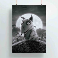 Onyourcases Frankenweenie Dog Sparky Custom Poster Ideas Silk Poster Wall Decor Home Decoration Wall Art Satin Silky Decorative Wallpaper Personalized Wall Hanging 20x14 Inch 24x35 Inch Poster