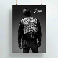 Onyourcases G Eazy Art Custom Poster Ideas Silk Poster Wall Decor Home Decoration Wall Art Satin Silky Decorative Wallpaper Personalized Wall Hanging 20x14 Inch 24x35 Inch Poster