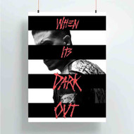 Onyourcases G Eazy When Its Dark Out Custom Poster Ideas Silk Poster Wall Decor Home Decoration Wall Art Satin Silky Decorative Wallpaper Personalized Wall Hanging 20x14 Inch 24x35 Inch Poster