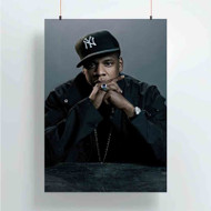 Onyourcases Jay Z Custom Poster Ideas Silk Poster Wall Decor Home Decoration Wall Art Satin Silky Decorative Wallpaper Personalized Wall Hanging 20x14 Inch 24x35 Inch Poster