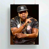 Onyourcases Jay Z Rapper Custom Poster Ideas Silk Poster Wall Decor Home Decoration Wall Art Satin Silky Decorative Wallpaper Personalized Wall Hanging 20x14 Inch 24x35 Inch Poster
