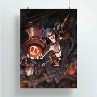 Onyourcases Jinx The Loose Cannon League of Legends New Custom Poster Ideas Silk Poster Wall Decor Home Decoration Wall Art Satin Silky Decorative Wallpaper Personalized Wall Hanging 20x14 Inch 24x35 Inch Poster