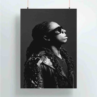 Onyourcases Lil Wayne With Glassess Custom Poster Ideas Silk Poster Wall Decor Home Decoration Wall Art Satin Silky Decorative Wallpaper Personalized Wall Hanging 20x14 Inch 24x35 Inch Poster