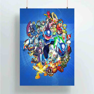 Onyourcases Megaman Star Force All Characters Custom Poster Ideas Silk Poster Wall Decor Home Decoration Wall Art Satin Silky Decorative Wallpaper Personalized Wall Hanging 20x14 Inch 24x35 Inch Poster