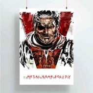 Onyourcases Metal Gear Solid 5 The Phantom Pain Cover Custom Poster Ideas Silk Poster Wall Decor Home Decoration Wall Art Satin Silky Decorative Wallpaper Personalized Wall Hanging 20x14 Inch 24x35 Inch Poster