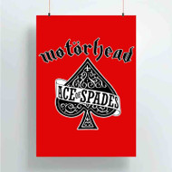 Onyourcases Motorhead Ace of Spades New Custom Poster Ideas Silk Poster Wall Decor Home Decoration Wall Art Satin Silky Decorative Wallpaper Personalized Wall Hanging 20x14 Inch 24x35 Inch Poster
