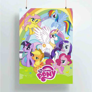 Onyourcases My Little Pony Arts Custom Poster Ideas Silk Poster Wall Decor Home Decoration Wall Art Satin Silky Decorative Wallpaper Personalized Wall Hanging 20x14 Inch 24x35 Inch Poster