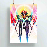 Onyourcases Neon Genesis Evangelion Shinji and Kaworu New Custom Poster Ideas Silk Poster Wall Decor Home Decoration Wall Art Satin Silky Decorative Wallpaper Personalized Wall Hanging 20x14 Inch 24x35 Inch Poster