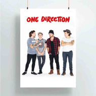 Onyourcases One Direction Art Custom Poster Ideas Silk Poster Wall Decor Home Decoration Wall Art Satin Silky Decorative Wallpaper Personalized Wall Hanging 20x14 Inch 24x35 Inch Poster