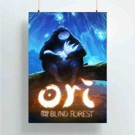 Onyourcases Ori and the Blind Forest New Custom Poster Ideas Silk Poster Wall Decor Home Decoration Wall Art Satin Silky Decorative Wallpaper Personalized Wall Hanging 20x14 Inch 24x35 Inch Poster