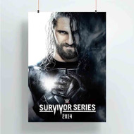 Onyourcases Seth Rollins WWE New Custom Poster Ideas Silk Poster Wall Decor Home Decoration Wall Art Satin Silky Decorative Wallpaper Personalized Wall Hanging 20x14 Inch 24x35 Inch Poster