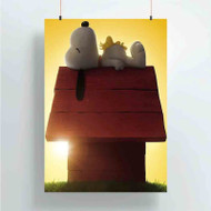 Onyourcases Snoopy The Peanuts Movie Custom Poster Ideas Silk Poster Wall Decor Home Decoration Wall Art Satin Silky Decorative Wallpaper Personalized Wall Hanging 20x14 Inch 24x35 Inch Poster