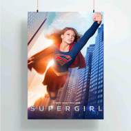 Onyourcases Supergirl New Custom Poster Ideas Silk Poster Wall Decor Home Decoration Wall Art Satin Silky Decorative Wallpaper Personalized Wall Hanging 20x14 Inch 24x35 Inch Poster