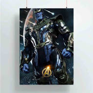 Onyourcases The Avengers Infinity War Thanos Custom Poster Ideas Silk Poster Wall Decor Home Decoration Wall Art Satin Silky Decorative Wallpaper Personalized Wall Hanging 20x14 Inch 24x35 Inch Poster