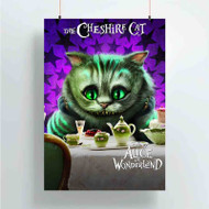 Onyourcases The Cheshire Cat Alice In Wonderland Arts Custom Poster Ideas Silk Poster Wall Decor Home Decoration Wall Art Satin Silky Decorative Wallpaper Personalized Wall Hanging 20x14 Inch 24x35 Inch Poster