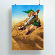 Onyourcases The Legend of Zelda A Link to the Past Battle Custom Poster Ideas Silk Poster Wall Decor Home Decoration Wall Art Satin Silky Decorative Wallpaper Personalized Wall Hanging 20x14 Inch 24x35 Inch Poster