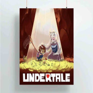 Onyourcases Undertale Gameplay Custom Poster Ideas Silk Poster Wall Decor Home Decoration Wall Art Satin Silky Decorative Wallpaper Personalized Wall Hanging 20x14 Inch 24x35 Inch Poster