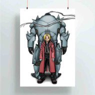 Onyourcases Alphonse Fullmetal Alchemist Custom Poster Silk Poster Wall Decor New Home Decoration Wall Art Satin Silky Decorative Wallpaper Personalized Wall Hanging 20x14 Inch 24x35 Inch Poster