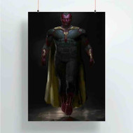 Onyourcases Avengers Age of Ultron s The Vision Custom Poster Silk Poster Wall Decor New Home Decoration Wall Art Satin Silky Decorative Wallpaper Personalized Wall Hanging 20x14 Inch 24x35 Inch Poster