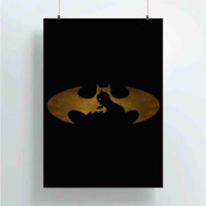 Onyourcases Batman Silhouette Custom Poster Silk Poster Wall Decor New Home Decoration Wall Art Satin Silky Decorative Wallpaper Personalized Wall Hanging 20x14 Inch 24x35 Inch Poster