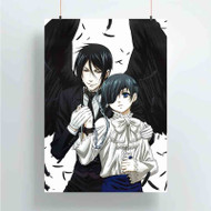 Onyourcases Black Butler Custom Poster Silk Poster Wall Decor New Home Decoration Wall Art Satin Silky Decorative Wallpaper Personalized Wall Hanging 20x14 Inch 24x35 Inch Poster