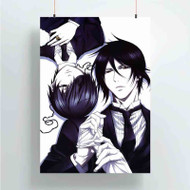 Onyourcases Black Butler Sebastian And Ciel Custom Poster Silk Poster Wall Decor New Home Decoration Wall Art Satin Silky Decorative Wallpaper Personalized Wall Hanging 20x14 Inch 24x35 Inch Poster