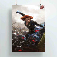 Onyourcases Black Widow Avengers Age of Ultron Custom Poster Silk Poster Wall Decor New Home Decoration Wall Art Satin Silky Decorative Wallpaper Personalized Wall Hanging 20x14 Inch 24x35 Inch Poster