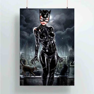 Onyourcases Catwoman Custom Poster Silk Poster Wall Decor New Home Decoration Wall Art Satin Silky Decorative Wallpaper Personalized Wall Hanging 20x14 Inch 24x35 Inch Poster