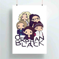 Onyourcases Clone Club Orphan Black Custom Poster Silk Poster Wall Decor New Home Decoration Wall Art Satin Silky Decorative Wallpaper Personalized Wall Hanging 20x14 Inch 24x35 Inch Poster