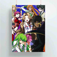 Onyourcases Code Geass Best Custom Poster Silk Poster Wall Decor New Home Decoration Wall Art Satin Silky Decorative Wallpaper Personalized Wall Hanging 20x14 Inch 24x35 Inch Poster