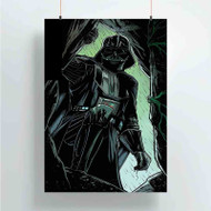 Onyourcases Darth Vader Star Wars Best Custom Poster Silk Poster Wall Decor New Home Decoration Wall Art Satin Silky Decorative Wallpaper Personalized Wall Hanging 20x14 Inch 24x35 Inch Poster