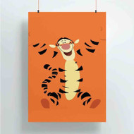 Onyourcases Disney Tigger Winnie The Pooh Custom Poster Silk Poster Wall Decor New Home Decoration Wall Art Satin Silky Decorative Wallpaper Personalized Wall Hanging 20x14 Inch 24x35 Inch Poster