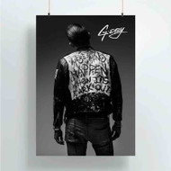 Onyourcases G Eazy Custom Poster Silk Poster Wall Decor New Home Decoration Wall Art Satin Silky Decorative Wallpaper Personalized Wall Hanging 20x14 Inch 24x35 Inch Poster