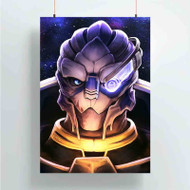 Onyourcases Garrus Vakarian Mass Effect Custom Poster Silk Poster Wall Decor New Home Decoration Wall Art Satin Silky Decorative Wallpaper Personalized Wall Hanging 20x14 Inch 24x35 Inch Poster