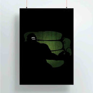 Onyourcases Hulk Silhouette Custom Poster Silk Poster Wall Decor New Home Decoration Wall Art Satin Silky Decorative Wallpaper Personalized Wall Hanging 20x14 Inch 24x35 Inch Poster