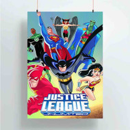 Onyourcases Justice League Unlimited Best Custom Poster Silk Poster Wall Decor New Home Decoration Wall Art Satin Silky Decorative Wallpaper Personalized Wall Hanging 20x14 Inch 24x35 Inch Poster