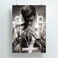 Onyourcases Justin Bieber Sorry Tattoos Custom Poster Silk Poster Wall Decor New Home Decoration Wall Art Satin Silky Decorative Wallpaper Personalized Wall Hanging 20x14 Inch 24x35 Inch Poster