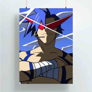 Onyourcases Kamina From Gurren Lagann Custom Poster Silk Poster Wall Decor New Home Decoration Wall Art Satin Silky Decorative Wallpaper Personalized Wall Hanging 20x14 Inch 24x35 Inch Poster