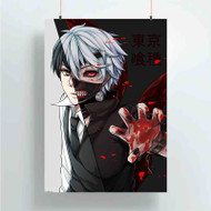 Onyourcases Kaneki Ken Tokyo Ghoul Anime Custom Poster Silk Poster Wall Decor New Home Decoration Wall Art Satin Silky Decorative Wallpaper Personalized Wall Hanging 20x14 Inch 24x35 Inch Poster
