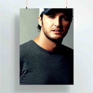 Onyourcases Luke Bryan Custom Poster Silk Poster Wall Decor New Home Decoration Wall Art Satin Silky Decorative Wallpaper Personalized Wall Hanging 20x14 Inch 24x35 Inch Poster