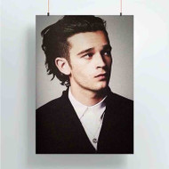 Onyourcases Matt Healy Custom Poster Silk Poster Wall Decor New Home Decoration Wall Art Satin Silky Decorative Wallpaper Personalized Wall Hanging 20x14 Inch 24x35 Inch Poster