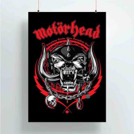 Onyourcases Motorhead Red Custom Poster Silk Poster Wall Decor New Home Decoration Wall Art Satin Silky Decorative Wallpaper Personalized Wall Hanging 20x14 Inch 24x35 Inch Poster