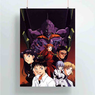 Onyourcases Neon Genesis Evangelion All Characters Custom Poster Silk Poster Wall Decor New Home Decoration Wall Art Satin Silky Decorative Wallpaper Personalized Wall Hanging 20x14 Inch 24x35 Inch Poster