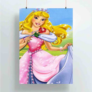 Onyourcases Princess Aurora Custom Poster Silk Poster Wall Decor New Home Decoration Wall Art Satin Silky Decorative Wallpaper Personalized Wall Hanging 20x14 Inch 24x35 Inch Poster