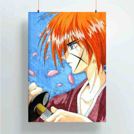 Onyourcases Rurouni Kenshin Custom Poster Silk Poster Wall Decor New Home Decoration Wall Art Satin Silky Decorative Wallpaper Personalized Wall Hanging 20x14 Inch 24x35 Inch Poster